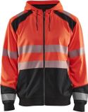 Blåkläder Hooded sweatshirt High Vis 3546-2528 - High Vis Rood/Zwart - XS