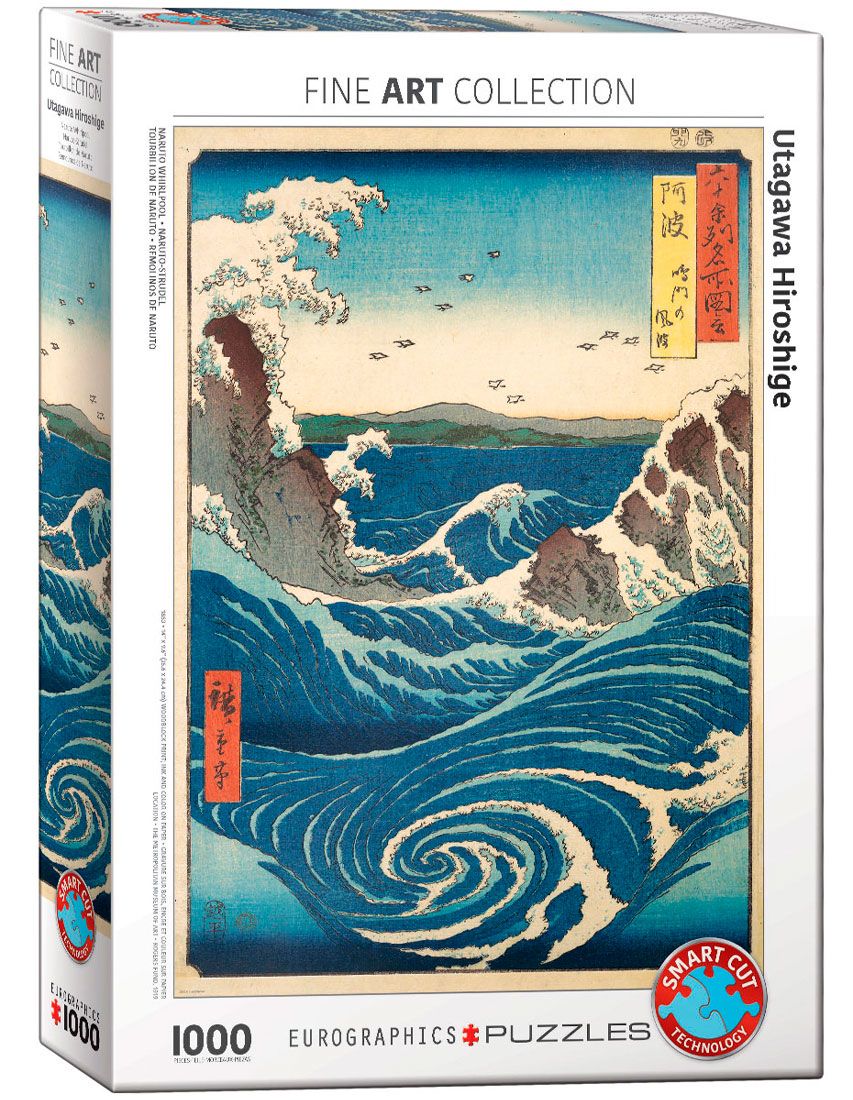 Eurographics Nurato Whirlpool - Utagawa Hiroshige Puzzel (1000 stukjes)
