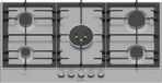 Bosch Serie 6 PCR9A5I90 Roestvrijstaal Ingebouwd 90 cm Gaskookplaat 5 zone(s)