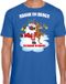Bellatio Decorations Shoppartners Bv Fout Kerstshirt / Kerst t-shirt Drank en drugs blauw voor heren - Kerstkleding / Christmas outfit XL