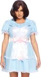 Leg Avenue Creepy Twin Damesjurk Halloween en Horror Blauw Polyester M