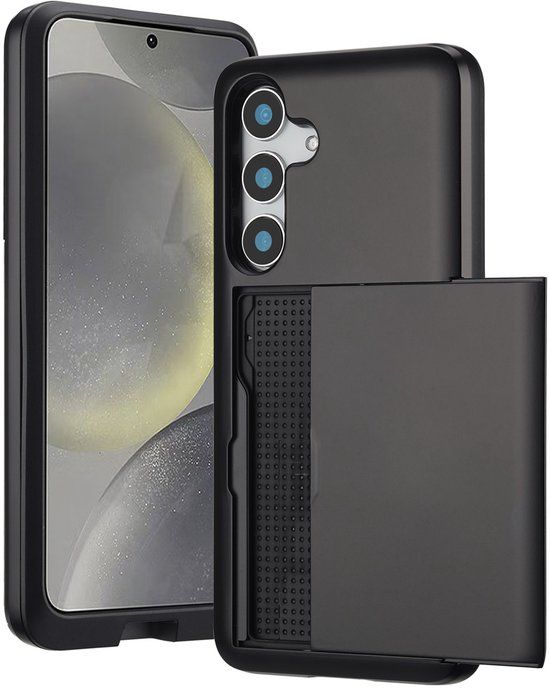 imoshion Hoesje met Pasjeshouder - Geschikt voor Samsung Galaxy S25 - Zwart