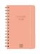 Finocam Spiraalkalender 2026, weekoverzicht, dwarsaanzicht, januari - december (12 maanden), jaarplanner 2026, met elastiek, dubbele spiraalbinding, hardcover, koraal, Catalaans