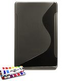 Muzzano Beschermhoes voor Amazon Kindle Fire [Le S Premium] [grijs] + stylus en reinigingsdoek