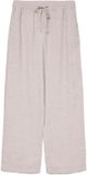 Vero Moda VMLINN Mid Waist Broek met wijde pijpen Linnen Viscose Moon Rock XXL
