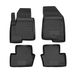 OMAC 1703444 Ensemble de tapis de sol noir, ETP (élastomère thermoplastique)