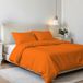 Italian Bed Linen Elegante, oranje beddengoedset voor tweepersoonsbed