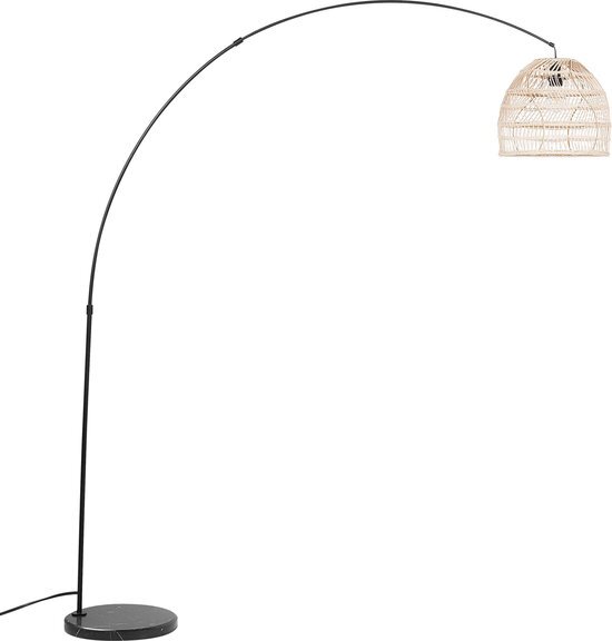 Beliani guaviare - staande lamp-natuurlijk-rotan