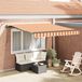 Maison Exclusive - Parasol électrique avec éclairage LED et capteur, 3,5 x 2,5 mètres