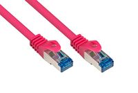 Good Connections S/FTP CAT6a 10 Gigabit netwerkkabel / roze - LSZH - 7,5 meter