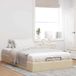 Maison Exclusive - Lit coffre sans matelas, couleur crème, 120x200 cm, rembourré