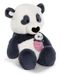 NICI Knuffeldier Love Panda met hartenzak en baby-panda, 40 cm