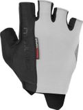 Castelli Rosso Corsa Espresso Korte Handschoenen Wit S Man