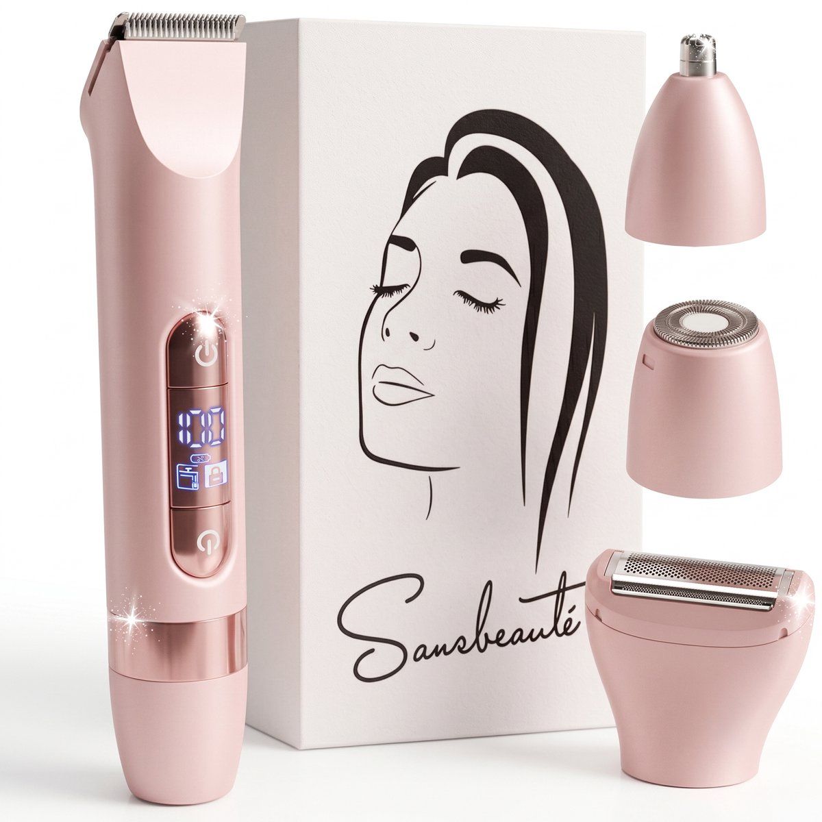 Sansbeauté 4 in 1 Ladyshave Roze