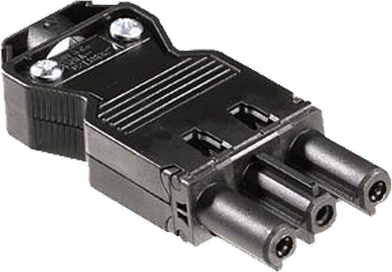 Wieland GST18/3P Stekker 20A 400V - Female - Zwart