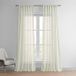 HPD Half Price Drapes SHCH-HC66085-108 Gestreept linnen doorschijnend gordijn (1 paneel), 50 x 108, Aruba goud