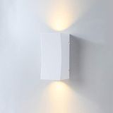 LUSSIOL Clubby E350073 wandlamp, metaal, 35 W, wit