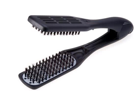 Pool Power Denman Thermoceramic Straightening Brush D79 Dubbel Brush Zwart Borstel Ref.DE079B 1Stuks