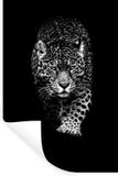StickerSnake Muursticker - Luipaard - Zwart/Wit - 40x60 cm