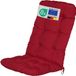 Beautissu Flair HL - Set van 8 Tuinkussen Hoge Rug - 120x50x8cm - Rood