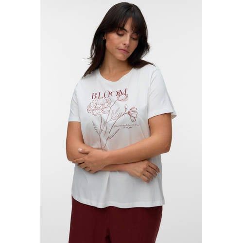 VERO MODA CURVE T-shirt wit
