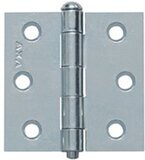 AXA Ongelagerd Scharnier met Rechte Hoeken - 76 x 76 mm - 1 stuk