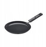 Fiskars Omeletpan, 22 cm, zwart, rond, 100% gerecycled aluminium, keramische antiaanbaklaag, kunststof handgreep
