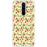 Redmi Bedrukt siliconen hoesje compatibel met Redmi Note 8 Pro Fraises