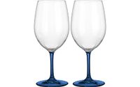 Brunner 0830184N.C22 elegante onbreekbare wijnglazen, Wineglass Thango Blue 2 stuks, 60 Cl