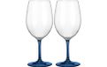 Brunner 0830184N.C22 elegante onbreekbare wijnglazen, Wineglass Thango Blue 2 stuks, 60 Cl