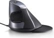 Delux M618 Verticale Ergonomische Muis - Antraciet - Bedraad
