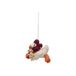 Feutrine Suspension de Noël, oie avec champignons