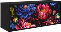vidaXL Wandgemonteerde TV Kast KIEL 102 x 33 x 40 cm Zwart eiken