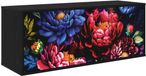vidaXL Wandgemonteerde TV Kast KIEL 102 x 33 x 40 cm Zwart eiken