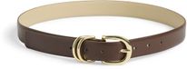 PIECES - PCBIRA 2-PACK JEANS BELT - Vrouwen - Polyester - Coffee Quartz