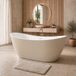 Badplaats Ligbad Alegre 170 x 78 x 68 cm – Baignoire îlot – Beige