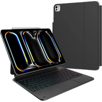 BlueBuilt Apple iPad Pro (2024) 13 inch Keyboard Case QWERTY Black
