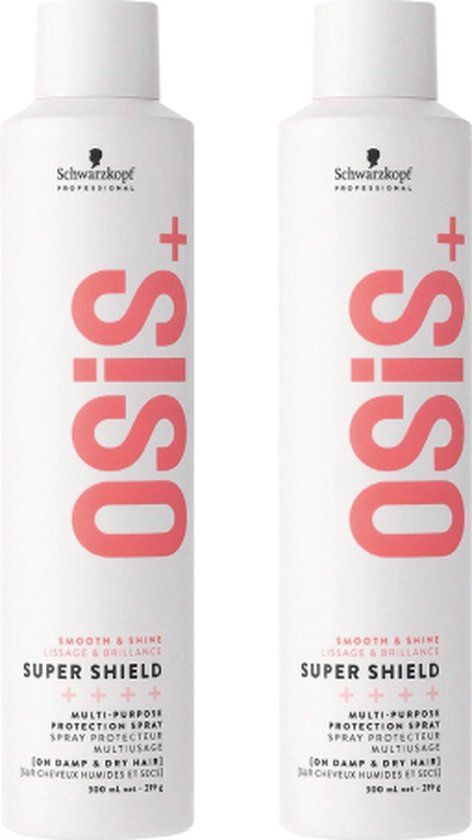 Schwarzkopf Professional OSiS+ Super Shield Hittebescherming Duo Pack - 2 x 300ml
