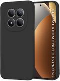 Techsuit Soft Flex Silicone Back Cover for Xiaomi Redmi Note 15 Pro 5G - Black