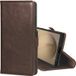 TORRO Housse de protection en cuir compatible avec Samsung Galaxy S26 Ultra 5G 2026, étui portefeuille en cuir véritable, avec béquille et emplacements pour cartes (marron foncé)