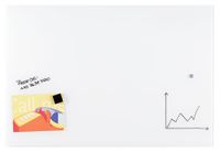 Franken GTL456009 Design- schrijfbord van glas, 45 x 60 cm, zuiver wit