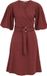WE Fashion Dames jersey jurk met ballonmouwen