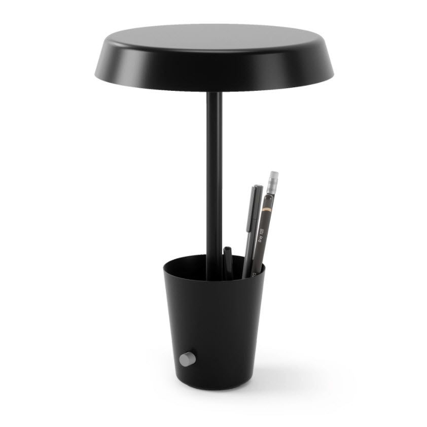 Umbra Cup Tafellamp - Zwart - USB - Dimbaar - Paul Loebach
