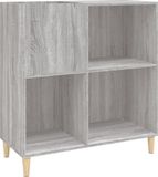 vidaXL - Bibliothèque - 84,5x38x89 cm - Bois traité - Gris Chêne Sonoma