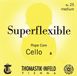 Thomastik Cello Snaren 4/4 Superflexibel C-snaar Staalkabelkern Zilver Omspan Sterk