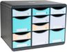 Exacompta Ladenblok Storebox Multi 11 laden Aquarel