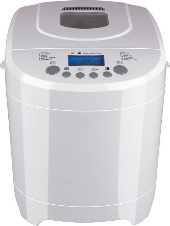 alpina Broodbakmachine - 12 Programma's - 600W - Wit