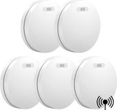 Aroha Link Hittemelder/Rookmelder - 10 jaar batterij - 5 set