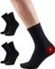 DANISH ENDURANCE Steunsokken voor Hielspoor - Plantaire Fasciitis - Sokken voor Neuropathie - 2 pack - 43-47