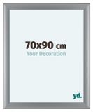 yd. Cadre photo 70x90 cm - MDF - Argent mat - Como